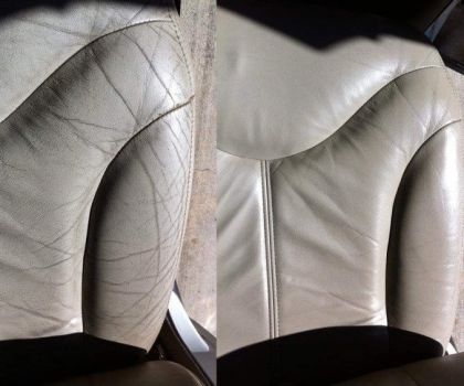 Leather Seat Before & After