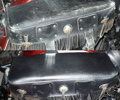 Saddle bags Before & After